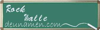 Rock Walle Visitenkarte